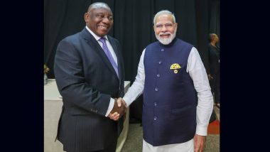 PM Narendra Modi Gifts ‘Surahi’ From Telangana to South African President Cyril Ramaphosa, Gond Painting to Brazil Leader at BRICS Summit (See Pic)