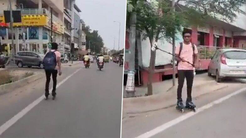 Reels Craze: Youth Skates On Highway in Uttar Pradesh's Agra For Social Media Reel, Video Surfaces