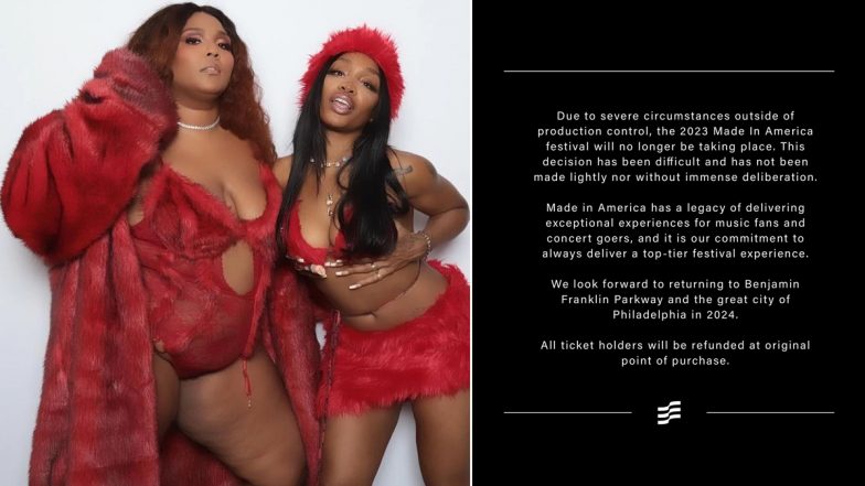 MADE IN AMERICA Music Festival Cancels Lizzo and SZA Headliner Amid Sexual Allegations Against 'About Damn Time' Singer