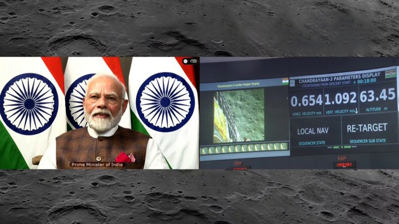 Chandrayaan 3 Moon Landing Video: Watch How ISRO Spacecraft Makes Successful Soft-Landing on Moon and Creates History