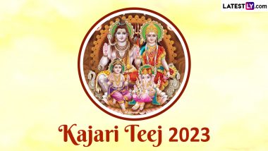 Kajari Teej 2023 Wishes: WhatsApp Messages, Images, HD Wallpapers and SMS To Share and Celebrate Badi Teej