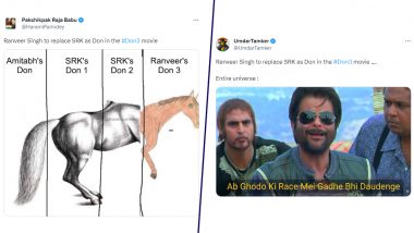 Ranveer Singh To Play Don: Netizens Share Funny Memes and Reels After Ranveer Singh Replaces Shah Rukh Khan in Don 3