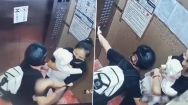 Courier Boy Protects Mother and Toddler in Malfunctioning Lift, Heartwarming Video Goes Viral