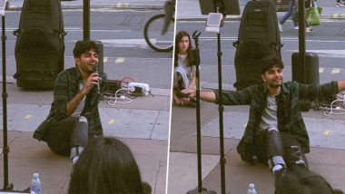 Man Sings ‘Pehla Nasha’ at London's Oxford Street, People Vibe to His Melodious Voice (Watch Video)