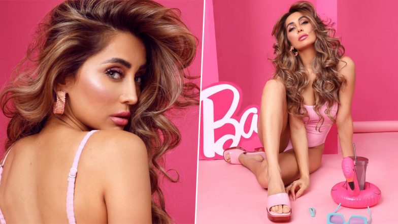 Anusha Dandekar Serves Major Barbie Core Vibes in Sizzling Pink Monokini (See Pics)