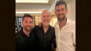 Novak Djokovic Meets Lionel Messi and Inter-Miami Co-Owner Jorge Mas in USA, Picture Goes Viral