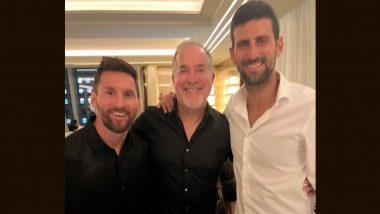 Novak Djokovic Meets Lionel Messi and Inter-Miami Co-Owner Jorge Mas in USA, Picture Goes Viral