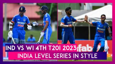 IND vs WI 4th T20I 2023: India Level Series With Dominating Nine-Wicket Victory