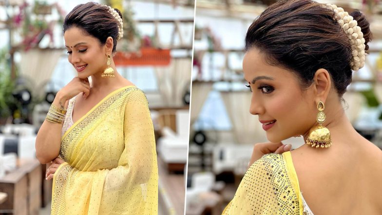 Adaa Khan Serves Ethnic Style Goals in Embellished Yellow Saree and ...