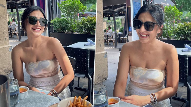 Dhanashree Verma Vacays in Manhattan, Social Media Personality Shares Stylish Pics in Tube Top and White Lace Skirt