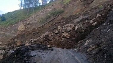 Uttarakhand: Parts of Arako-Chinva Motorway Collapse in Landslide in Modi Village, Commuters Stranded