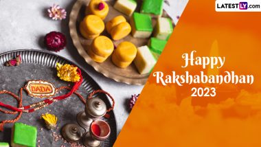 Rakshabandhan 2023 Images and Rakhi HD Wallpapers for Free Download Online: Share These Wishes and Greetings With Your Loved Ones To Celebrate the Day