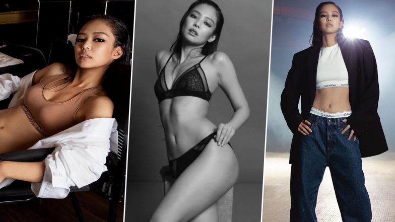 BLACKPINK's Jennie Hottest Photoshoot Ever as K-Pop Star Poses in a Range of Lingerie For Calvin Klein's Latest Campaign, See All The Looks!