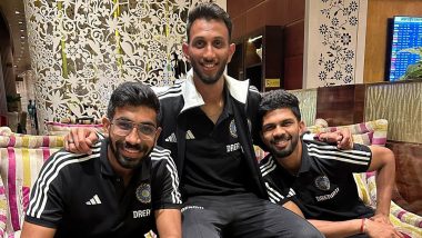 Jasprit Bumrah Returns! Ace Indian Fast Bowler Shares Pics With Prasidh Krishna, Ruturaj Gaikwad As They Leave for Ireland Ahead of T20I Series