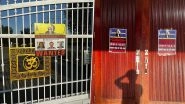 Hindu Temple Desecrated in Canada Video: Pro-Khalistan Supporters Vandalise Lakshmi Narayan Mandir in Surrey With Anti-India Graffiti, 'Wanted' Posters of Indian Embassy Officials Pasted on Gate