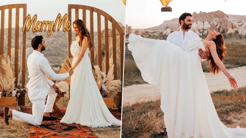 Malvika Raaj Gets Engaged! Kabhi Khushi Kabhie Gham Actress Shares Breathtaking Photos of Her Marriage Proposal in Cappadocia (View Pics)