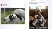 National Lazy Day 2023: Twitterati Share Funny Memes and Wishes On the Day Meant to Relax and Enjoy Leisure Time