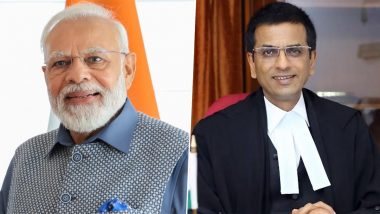 Independence Day 2023: PM Modi Lauds Supreme Court for Translating Operative Portions of Judgments in Vernacular Languages; CJI DY Chandrachud Responds With Folded Hands