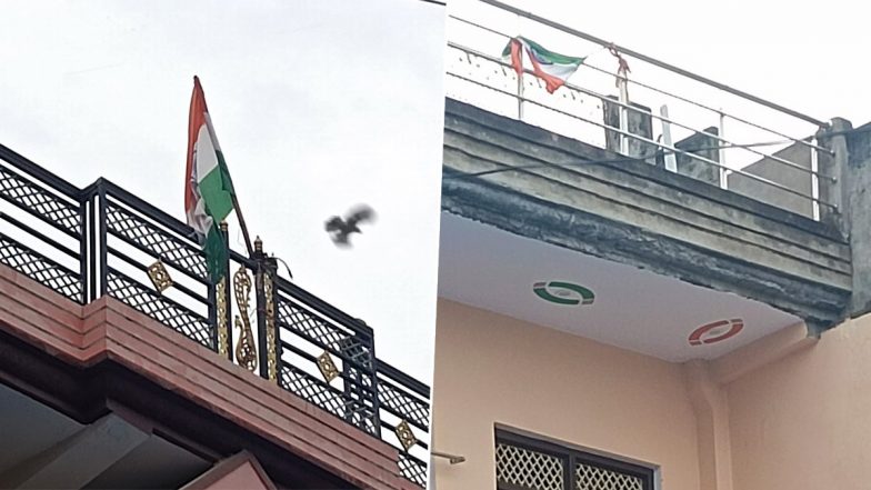 Tiranga 'Insulted' in Uttar Pradesh: Two Varanasi Residents Accused of Disrespecting Tricolour, Police React (See Pics)