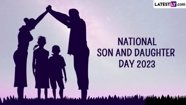 National Son and Daughter Day 2023 Greetings: HD Images and Wallpapers To Share and Make Your Children Feel Loved and Special
