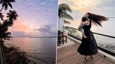 Dia Mirza Shares Heartwarming Moments With Son Avyaan in Sunset-Filled Photos on Instagram