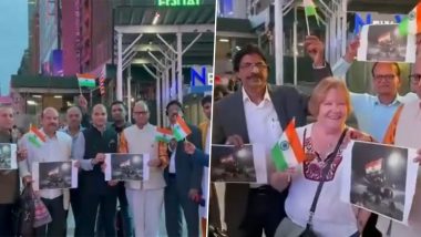 Chandrayaan 3 Lands Successfully on Moon: Indian Diaspora in US Erupts in Joy as Chandrayaan-3 Reaches Lunar South Pole, Says Pride Not Only for India but for World (Watch Video)