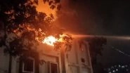 Mumbai Fire Video: Blaze Erupts at Three-Storey Building in Industrial Estate in Ghatkopar
