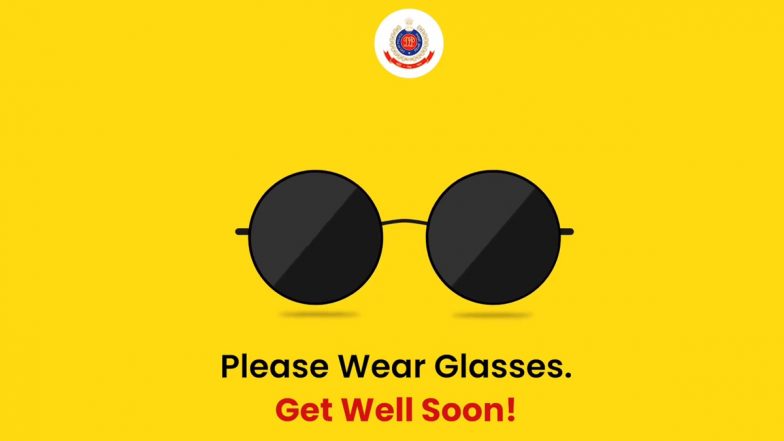 ‘Kala Chashma Jachda Ae’: Delhi Police Uses Bollywood Reference To Spread Awareness on Conjunctivitis Through Insta Post, Unique Advisory Goes Viral (Watch)