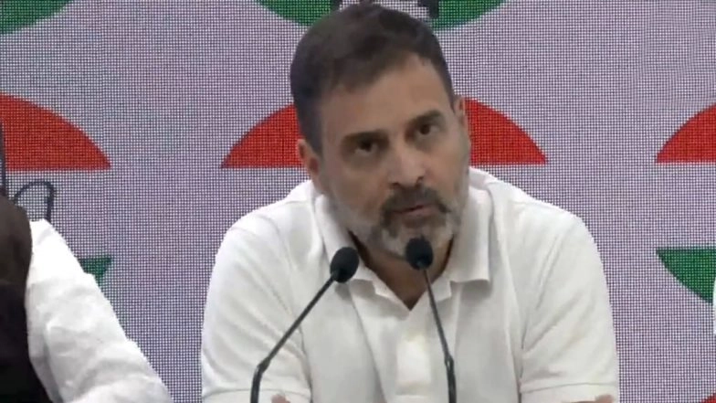 Rahul Gandhi Makes Scathing Attack on PM Narendra Modi, Says 'He Wants To Burn Manipur, Doesn't Want to Douse Fire' (Watch Video)