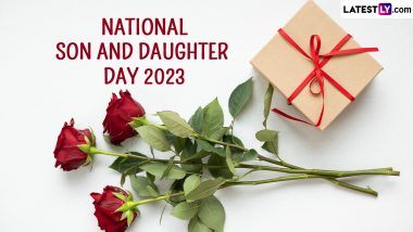 National Son and Daughter Day 2023 Wishes: WhatsApp Messages, Images, HD Wallpapers and SMS for the Day Dedicated to Children