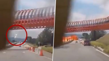 Malaysia Plane Crash Videos: 10 Killed as Small Aircraft Crashes on Kuala Lumpur Expressway, Clips Show Chilling Moments