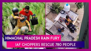 Himachal Pradesh Rain Fury: IAF Choppers Rescue 780 People From Flood-Affected Areas By Conducting 50 Sorties