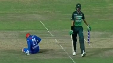 Shaheen Afridi Ignores Injured Rahmanullah Gurbaz During AFG vs PAK 3rd ODI 2023, Fans React to Viral Video