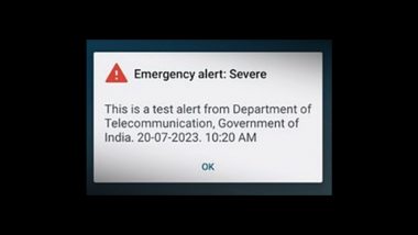 Government Tests ‘Emergency Alert System’, Sends Sample Message to Several Smartphone Users