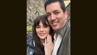 Zooey Deschanel and Jonathan Scott Get Engaged! Actress Flaunts Her Ring in Cute Selfie With Her Fiancé (View Pic)