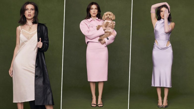 Millie Bobby Brown Latest WWE Shoot: From Pastel Dresses to Lingerie, the Stranger Things Actress Dons Various Minimalist Looks for the Exclusive Photoshoot (See Pics)