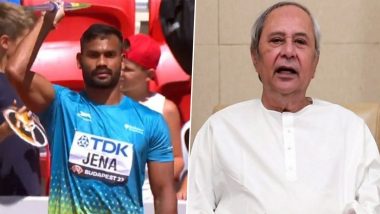 Odisha CM Naveen Patnaik Announces Rs 25 Lakh Cash Reward for Kishore Jena After Javelin Thrower Finishes Fifth at World Athletics Championship 2023