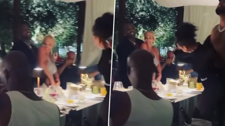Kanye West Steps Out for a Fun Night With Wife Bianca Censori, Couple Dance and Dine at Fancy Italian Restaurant (Watch Video)