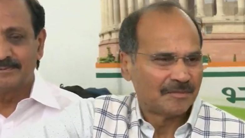 Modi Surname Case: Adhir Ranjan Seeks Revocation of Rahul Gandhi’s Disqualification From Lok Sabha After Supreme Court Stays Congress Leader’s Conviction, Says ‘Will Write to Speaker Today Itself’