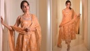 Surbhi Jyoti Looks Beautiful in Embellished Orange Suit, Qubool Hai Actress Shares Beautiful Pics On Insta