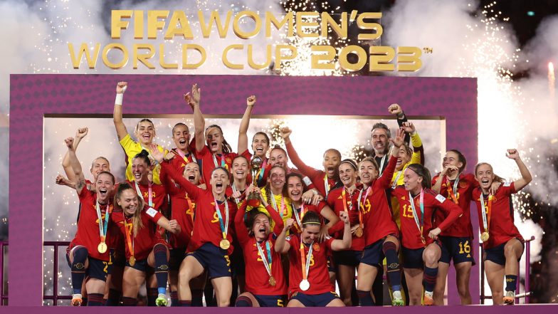 Spain Wins FIFA Women's World Cup 2023: Watch La Roja Lift the World Cup After Beating England in Final