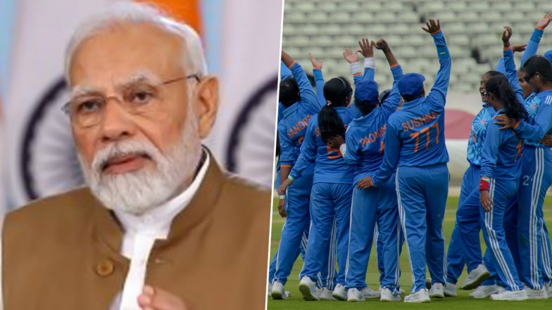 PM Narendra Modi Congratulates India Women's Blind Cricket Team on Winning Gold Medal at IBSA World Games 2023