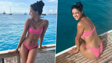 Ananya Panday Is Deep in the Pink Theme, Dream Girl 2 Actress Shares Photos From Her Trip to Ibiza in Cute Bikini! (View Pics)