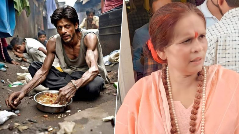 Sadhvi Prachi Shares AI-Ganerated Photo of 'Poor' Shah Rukh Khan, Says 'Wonder What Would Happen to SRK If He Was Born in Pakistan'