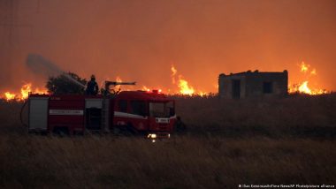 Villages Evacuated in Greece as Wildfires Rage