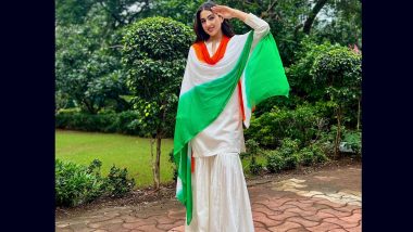 Sara Ali Khan Extends Independence Day 2023 Wishes, Shares Pic in White Sharara Suit With Tricolour Dupatta