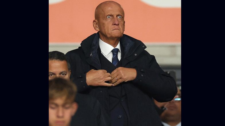 Former Italian Football Referee Pierluigi Collina Attends Spain vs Sweden FIFA Women's World Cup 2023 Semi-Final Match (See Pic)