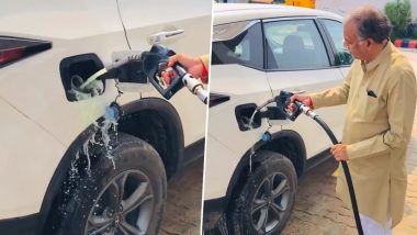 Noida: Man Wastes Petrol by Pouring It on Car to Make Instagram Reels, DCP Orders Action After Video Goes Viral