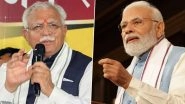 Amrit Bharat Station Scheme: Haryana CM Manohar Lal Thanks PM Narendra Modi and Ashwini Vaishnaw for Opting 15 Railway Stations for Modernisation