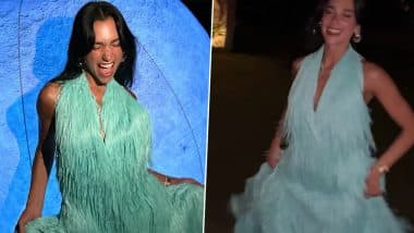 Dua Lipa Grooves in Light Blue Fringed Halter Dress, Levitating Singer Shares Quirky Snaps On Insta